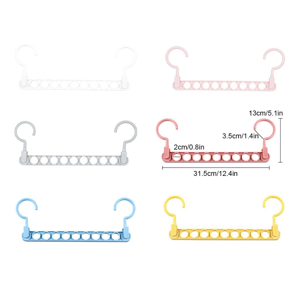 9-otwory szafa wieszak na ubrania antypoślizgowa kurtka płaszcz spinacze do prania zajmujący mało miejsca Organizer do domu sypialnia szatnia Hotel