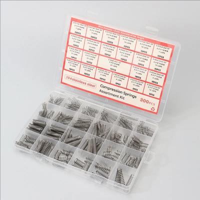 Compression Spring Kit 300PCS 24 Sizes Stainless Steel for Electronics Mechanical Repair DIY Tools Hardware Tension Spring