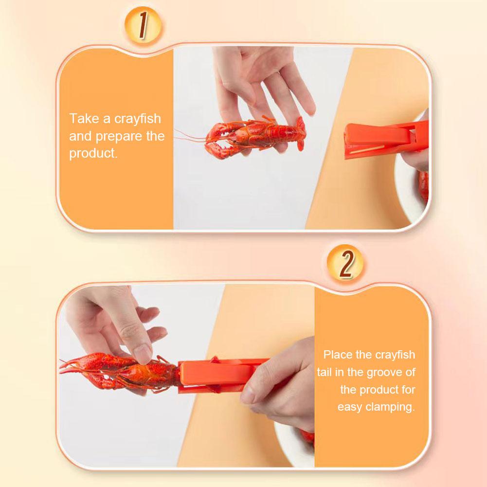 1pcs Shrimp Peeler Lobster Scissors Seafood Tool Scissors Oyster Shucker Machine Kitchen Gadgets For Peeling Eating