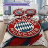 Biancheria da letto personalizzata FC Bayern Monaco, Set piumone Copripiumone Federa Regalo di Compleanno per la Casa(1 * copripiumino + 2 * federa, senza nucleo)_xia