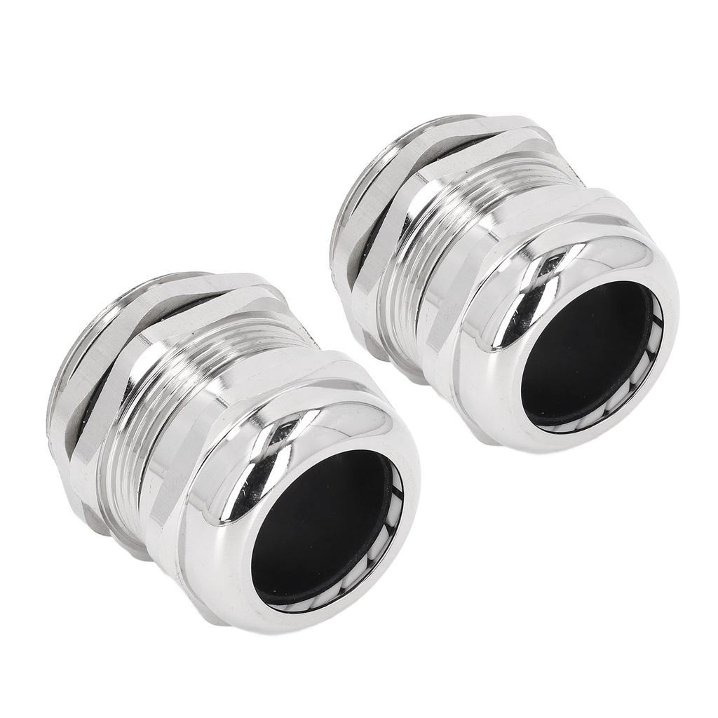 Cable Gland Stress Relief IP68 Waterproof Ni Plated Brass Metal Cord Grip for Electrical Boxes Lighting M32