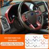 Muticolor Steering Wheel Cover Trim Dashboard Decor Strip for Ford F150 2015-20