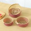Vegetable Basin Plastic Double-Layer Drain Basket Leaky Basin Rice Vegetable Blue Vegetable Basin Household Kitchen Fruit Plate