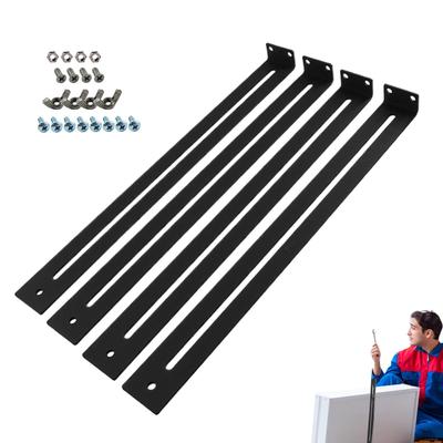 4pcs Drawer Repair Kit Furniture Repair Kit Mounting Brackets Bottom Support Tool Set  Fit Drawer Spaces from 13 To 24.1 Inches