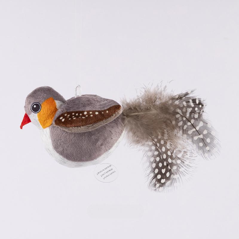 

Имитация красочной щебечущей птички, игрушка для кошек, избавляющая от скуки и вызывающая любовь к игре, устойчивая к укусам и пятнам, игрушка для кошек, палочка для кошек 16*6cm