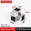 20mm 30mm Square Tube Connector Two/Three/Four/Five-Way Right Angle Tube Coupling Connector Heavy Duty Quick Connect