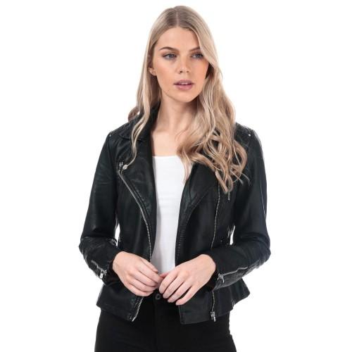 Only Womens/Ladies Gemma Faux Leather Biker Jacket