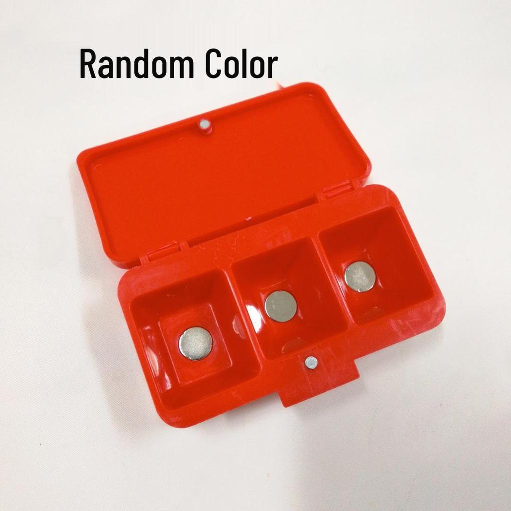 4th Gen Magnetic Fishing Bait Box: Triple Compartment for Sticky and Powder Baits