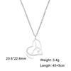 Unift Edelstahl Sport Damen Halskette Läuferin Rhythmische Gymnastik Mädchen Silhouette Anhänger Mode Geburtstag Schmuck Großhandel