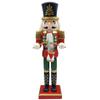 For Factory Direct 30CM Wooden Nutcracker King Soldier Christmas Gift Puppet Ornament Walnut -017