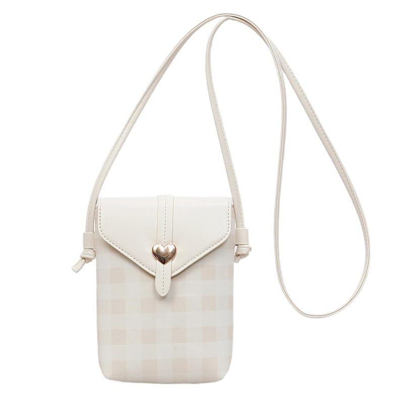 Mobile Phone Satchel Women's Bag New Women's Messenger Bag Commuter Shoulder Bag Small Square Bag Pu Handbag