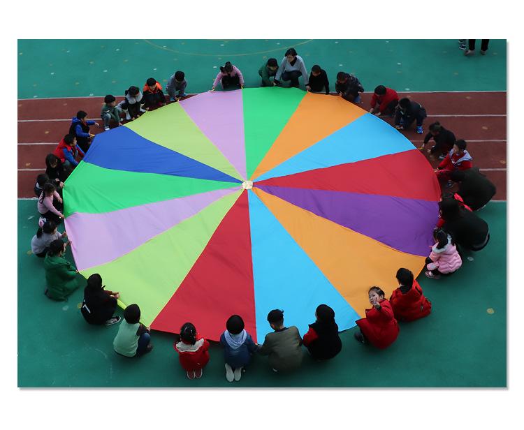 Rainbow Kindergarten Umbrella: Sensory Play Toy for Outdoor Parent-Child Activities