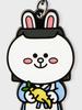 LINE FRIENDS Cony Tourist Metal Keyring