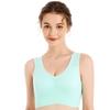 Plus Size Seamless Wireless One Piece Thin Shaping Sports Yoga Bra For Women