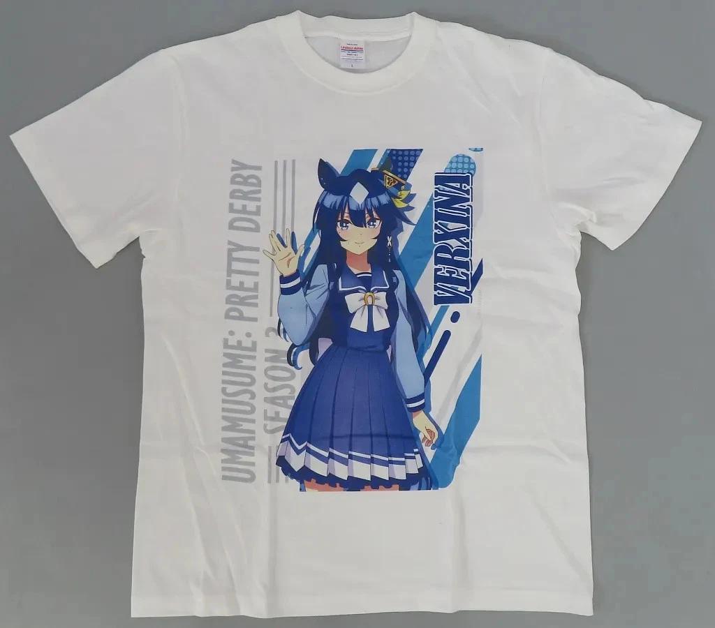 License Agent Uma Musume Season 3 Virsina Uniform White T T-Shirt L New XL