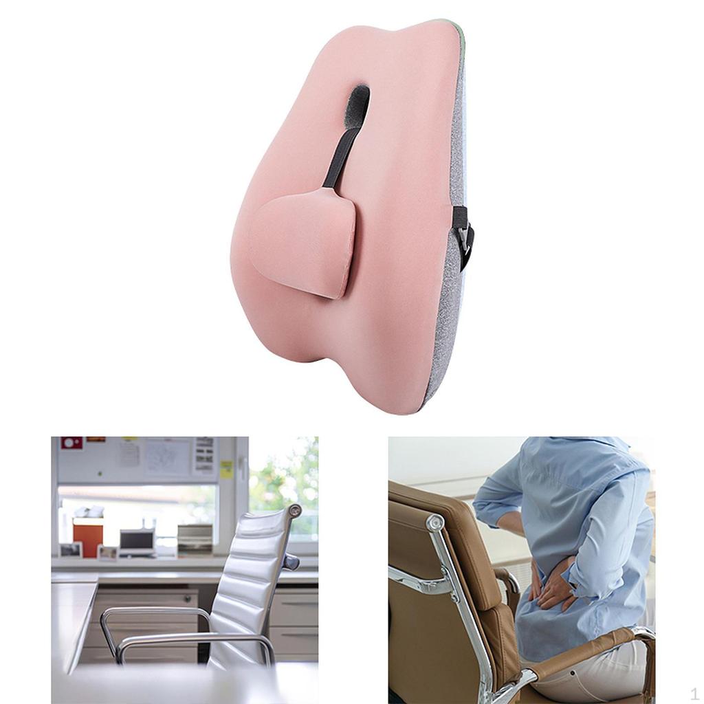 Ergonomic Back Cushion, Seat Cushion for Office And Car