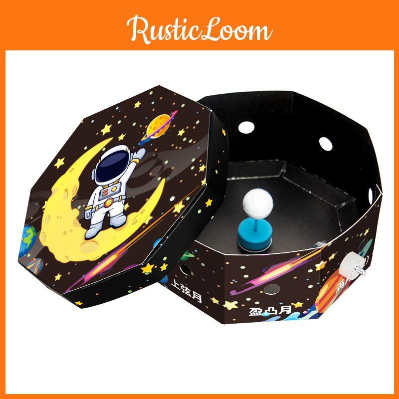 Science Experiment Diy Moon Phase Model Kit With Educational Materials For Kids