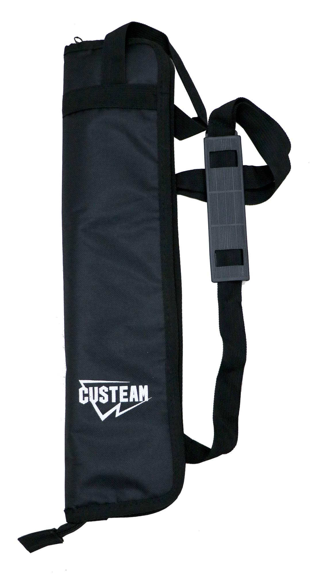 

CUSTEAM Drumstick Bag (Black) - Includes Drum Key, Breathable, Large Storage Capacity, Multi-Function Pockets, Easy to Carry
