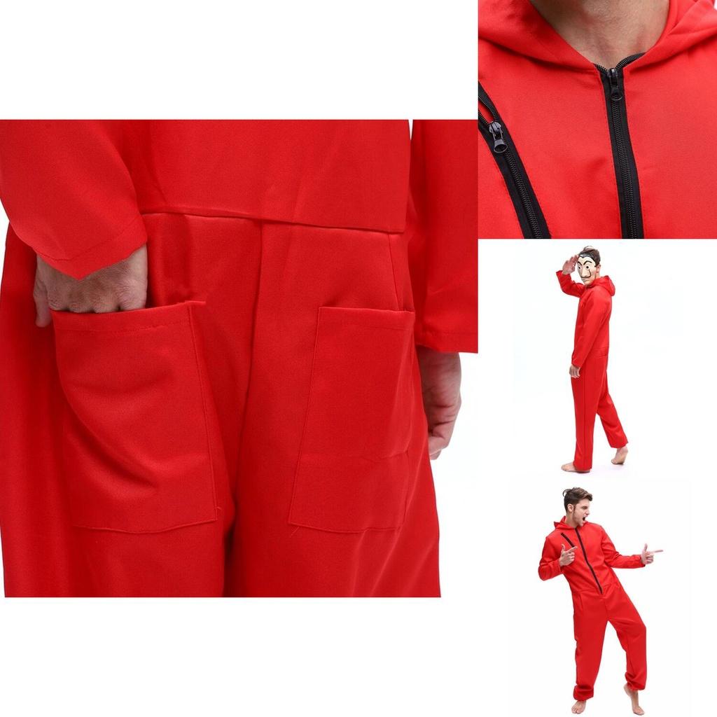 Leichtes Salvador Dali Money Heist La Casa De Papel Kostüm und Masken-Set