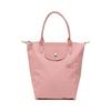 Handbag Le Pliage Green 23 Snap Button Zipper Closure Strapless Canvas with Cowhide Trim Dumpling Bag Small Size Women's Petal 1621919P72