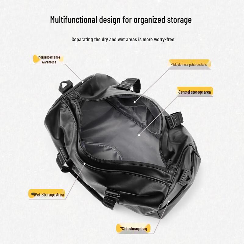 Bolsa de Lona Dickies de Gran Capacidad para Gimnasio y Viajes Húmedo/Seco