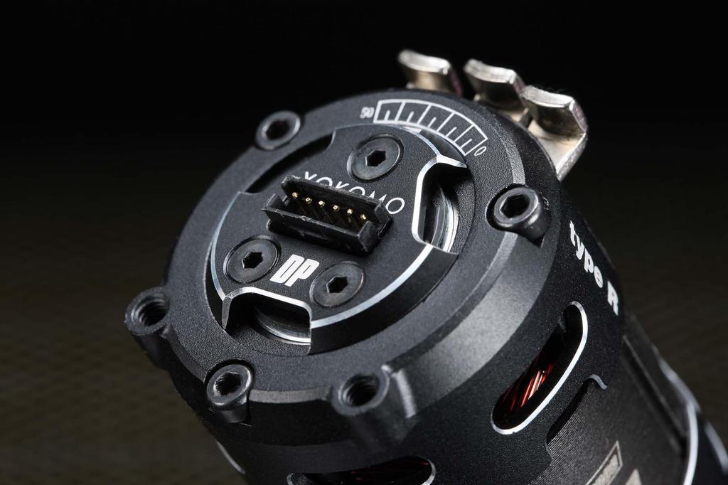 YOKOMO DX2 Brushless Motor Drift Performance RC Brushless Motor Type-R 13.5T (Black) (12.3x7.25x24) - RPM-D2135RB