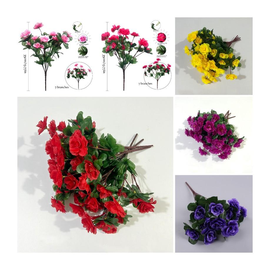 

6 Artificial Azaleas One Size
