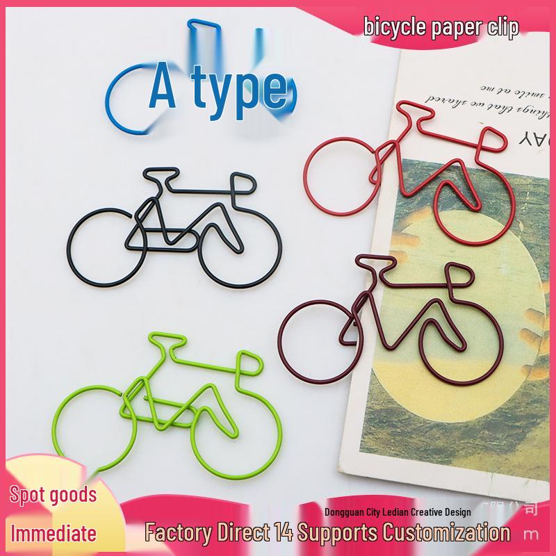 Cartoon Cute and Colorful Transportation-Themed Irregular Shape Paperclip Set