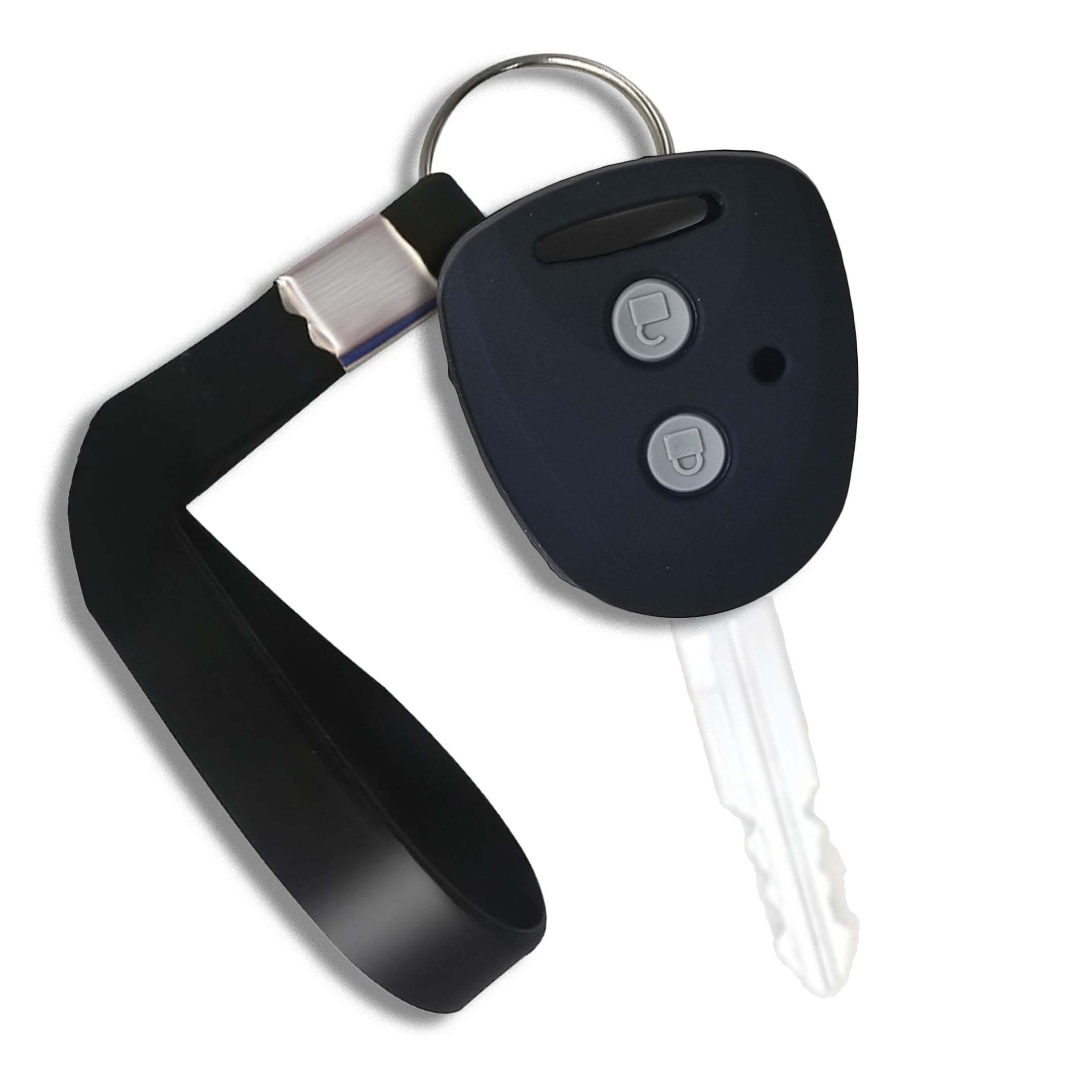 

Daihatsu Toyota Silicone Key Case with Key Chain for Passo Tanto Hijet Copen Move чёрный