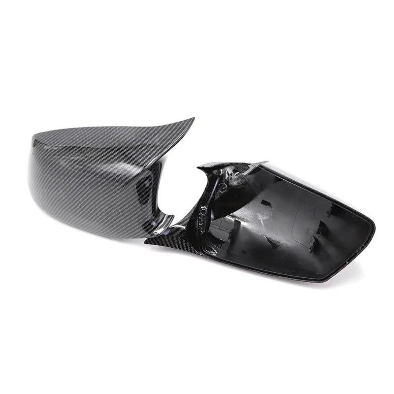 Carbon Fiber Car Door Wing Side Mirror Cover Caps Shell Case for BMW 5 Series F10 F11 Pre-LCI 520i 523i 525i 528i 530i 2011-2013