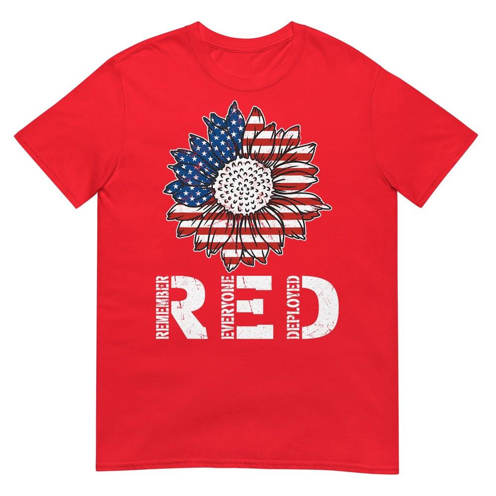 Red Friday Remember Everyone Deployed Red TShirt S