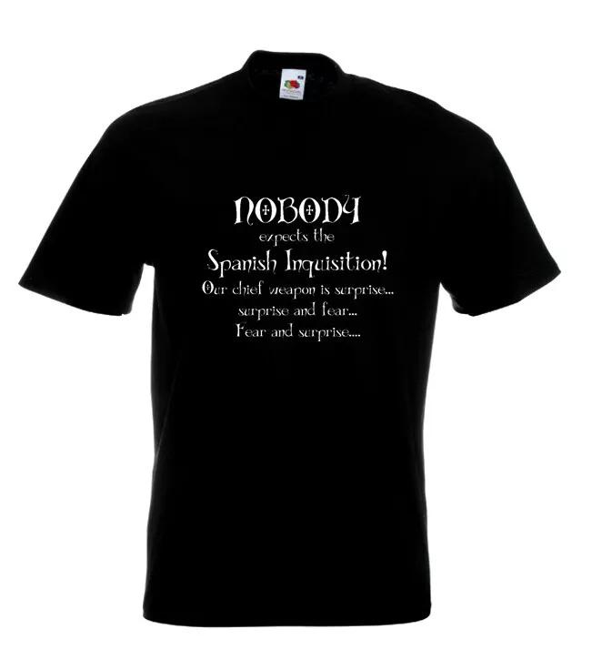 

Nobody Expects The Spanish Inquisition! T Shirt Monty Python M