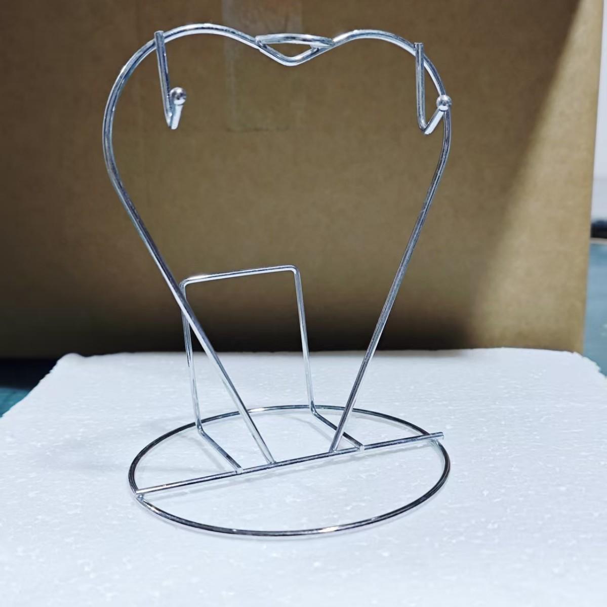 European Style Coffee & Tea Set with Wrought Iron Cup Holder - 2 Cups & 2 Saucers