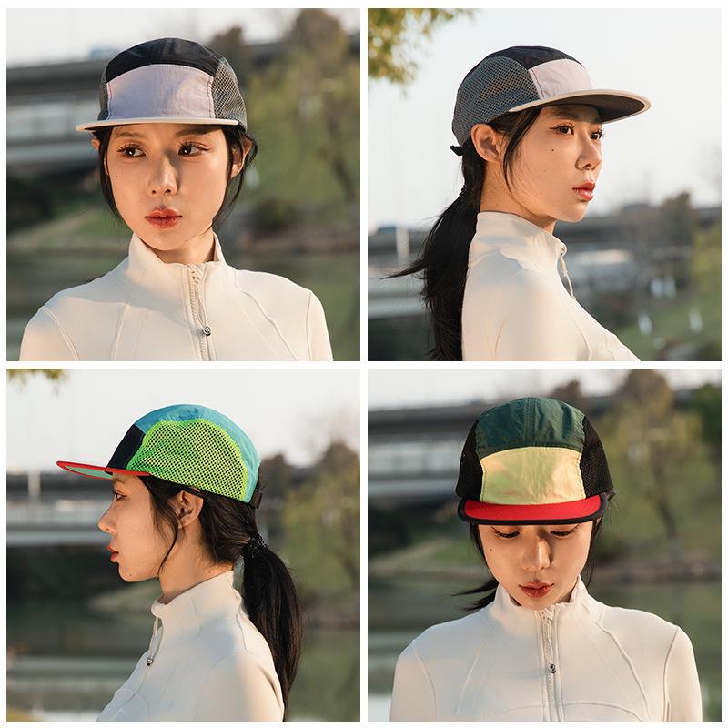 5 Panels Water-Proof & Breathable Camper Hat Unisex Quick Dry Baseball Cap Running Hiking Climbing Light Weight Cap
