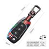 Zinc Alloy Silicone Car Key Case Cover Holder Fob Protector Shell For Ford Figo Mondeo 5 Ecosport Puma Fiesta Mk8 Everest Ranger