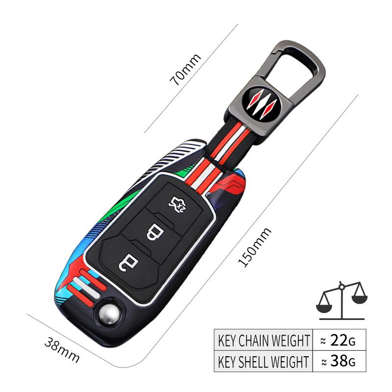 Zinc Alloy Silicone Car Key Case Cover Holder Fob Protector Shell For Ford Figo Mondeo 5 Ecosport Puma Fiesta Mk8 Everest Ranger