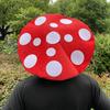 Kreatywny Oversize Kapelusz Grzyb Dla Kobiet Mężczyzn Unisex Nakrycie Głowy do Odgrywania Ról Kapelusz Akcesoria do Kostiumu na Imprezę Halloweenową
