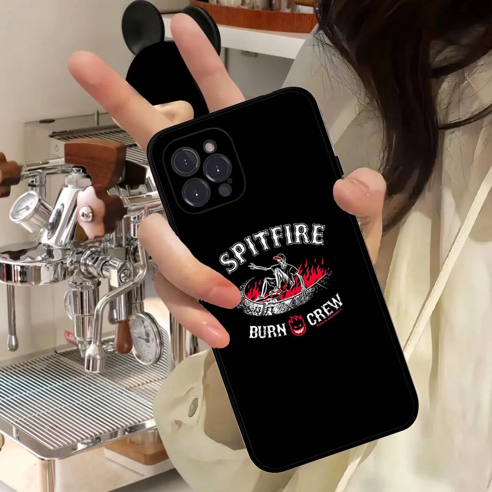 Fashion S-Spitfire Skateboard For Iphone 17 16 15 14 11 12 13 Pro Max Plus Case Cute Art Phone Cover