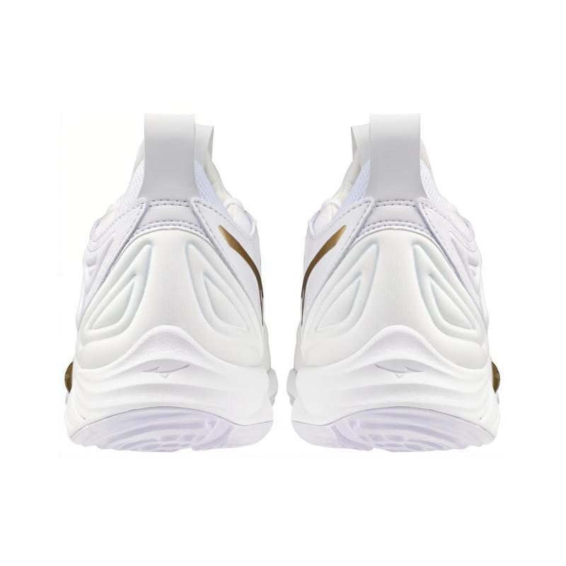 Mizuno Women's Wave Momentum 3 'White Gold' Sneakers V1GA231245