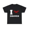 Ich liebe Drohnen Grafik T-Shirt, S-5XL