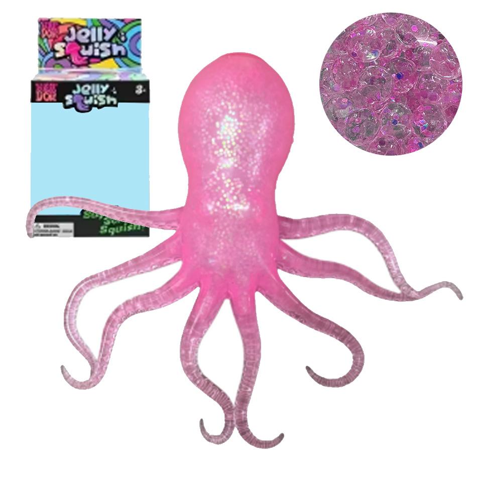 Colorful Octopus Jellyfish-Shaped Sensory Stress Relief Toy New "Nee-Doh" For Anxiety Relief And Focus Improvement