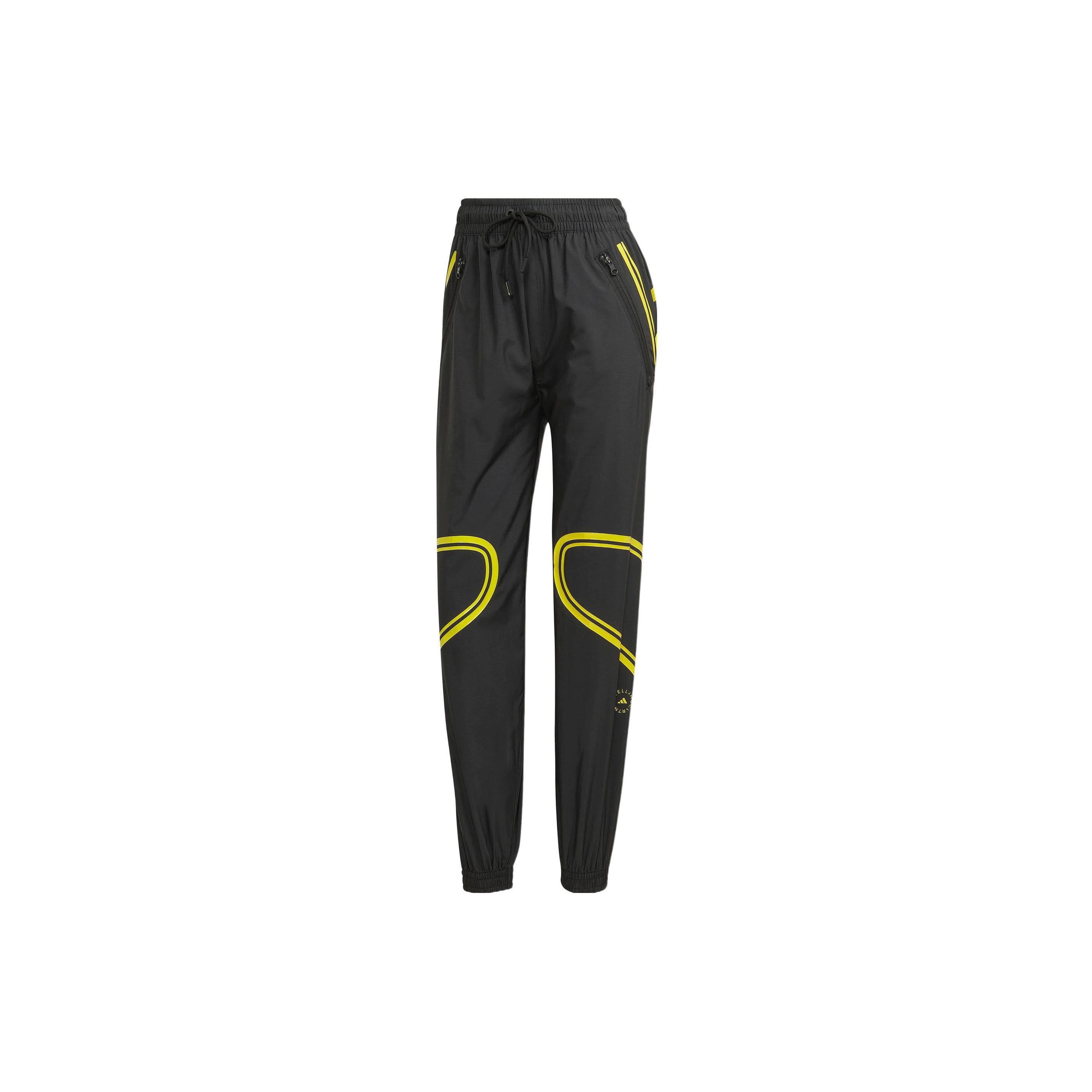 (WMNS) adidas Stella McCartney TruePace Woven Pants Asia Sizing Black Green Women s HG2008 S