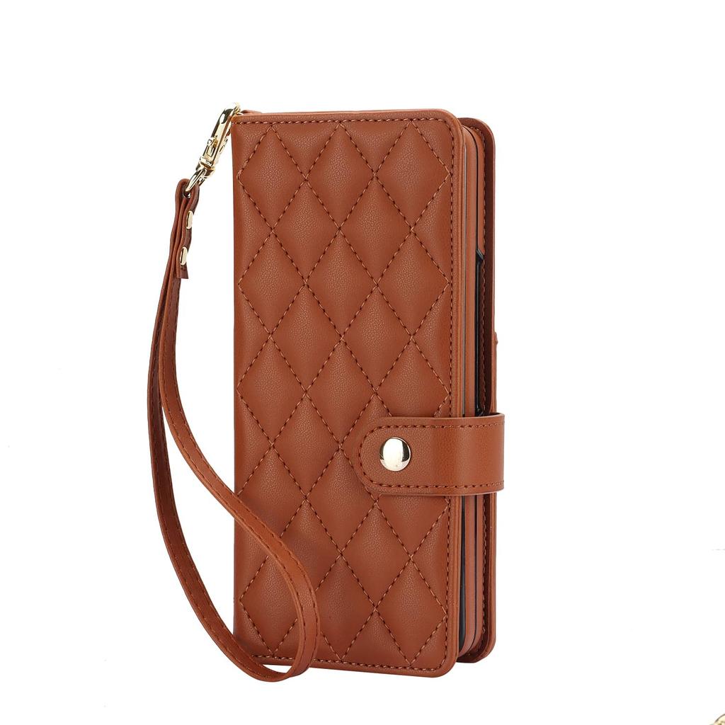 Wallet Case for Samsung Galaxy Z Fold 7 Flip Cover, with S Pen Holder, Multiple Card Slots, Kickstand, Full Protective Case