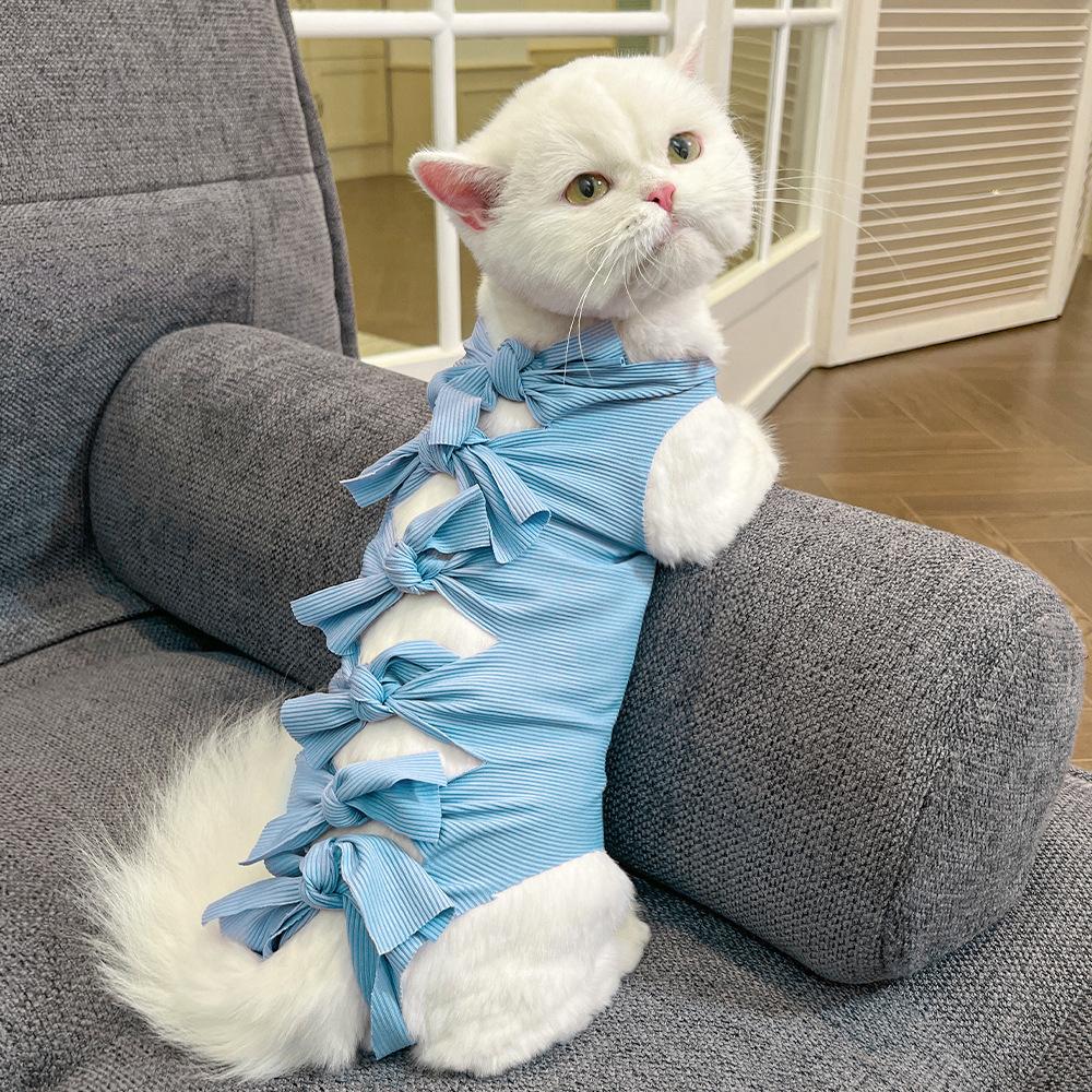 Cat Spay and Neuter Clothes Anti-licking Female Cat Surgical Clothes Lightweight and Breathable After Weaning Pet Clothing Cat Spay and Neuter Clothes