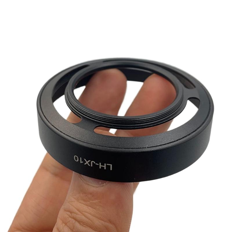 LH-JX10 Hollows Out Alloy Metal Detachable Camera Lens Hoods For X10 X20 X30 for Enhanceds Protections