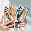 Clear Phone Cover Case for Samsung Galaxy A50 A72 A31 A52 A21s A52s A32 A71 A12 A51 A16 A17 Cool Dragon-Ball Goku