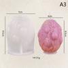 Easter Rose Relief Candle Silicone Mold DIY Jesus Cross Egg Shaped Aromatherapy Wax Resin Mold Chocolate Baking Tool Decor Gifts