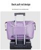 Expandable Wet/Dry Separation Luggage Bag with Universal Wheels - Large Capacity & Splash-Proof for Business Trips & Fitness Travel