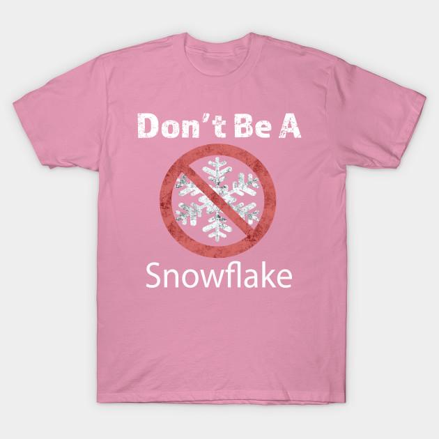 Fantastic Tees 'Don't Be A Snowflake' Funny Liberal Shirt – Maroon Humor T-Shirt (Size 4XL) - View #2