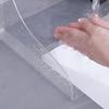 2pcs Clear Splash Guards - Heavy-Duty Transparent Bath Tub and Sink Splash Guards with Curved Design, Anti-Splash Barrier for Shower, Bathroom Sink